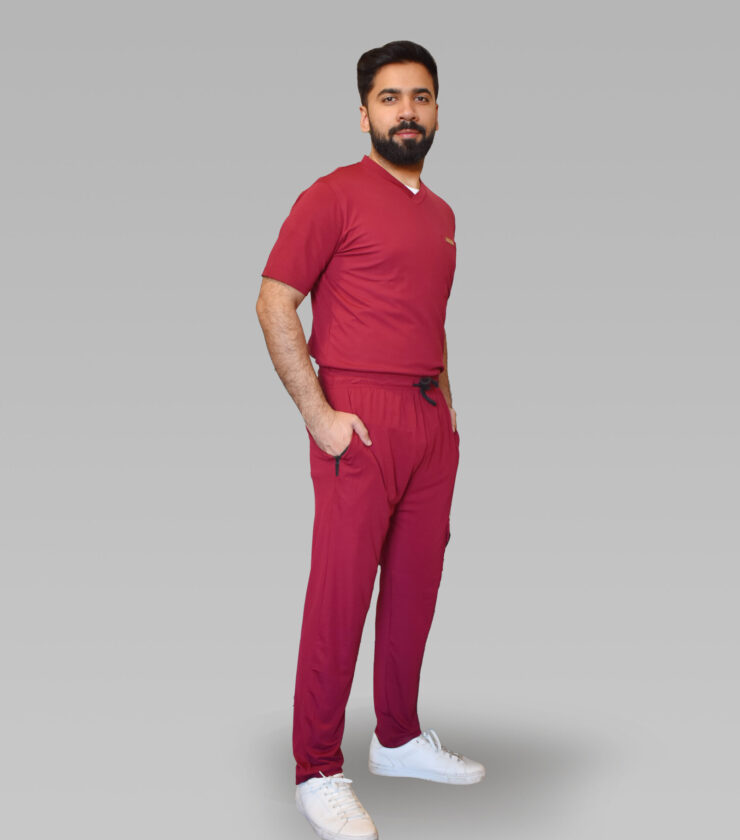 Maroon Beguile (Men Scrubs)